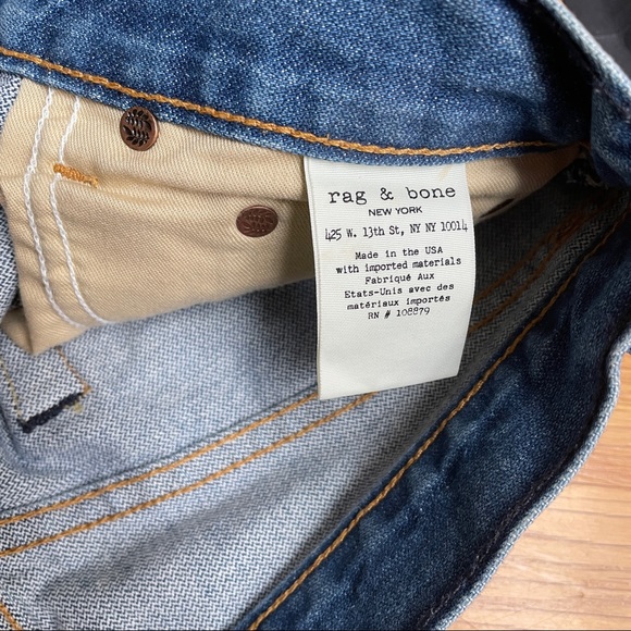 Rag and Bone Suji Skirt in Vintage Bloo wash - Picture 2 of 9